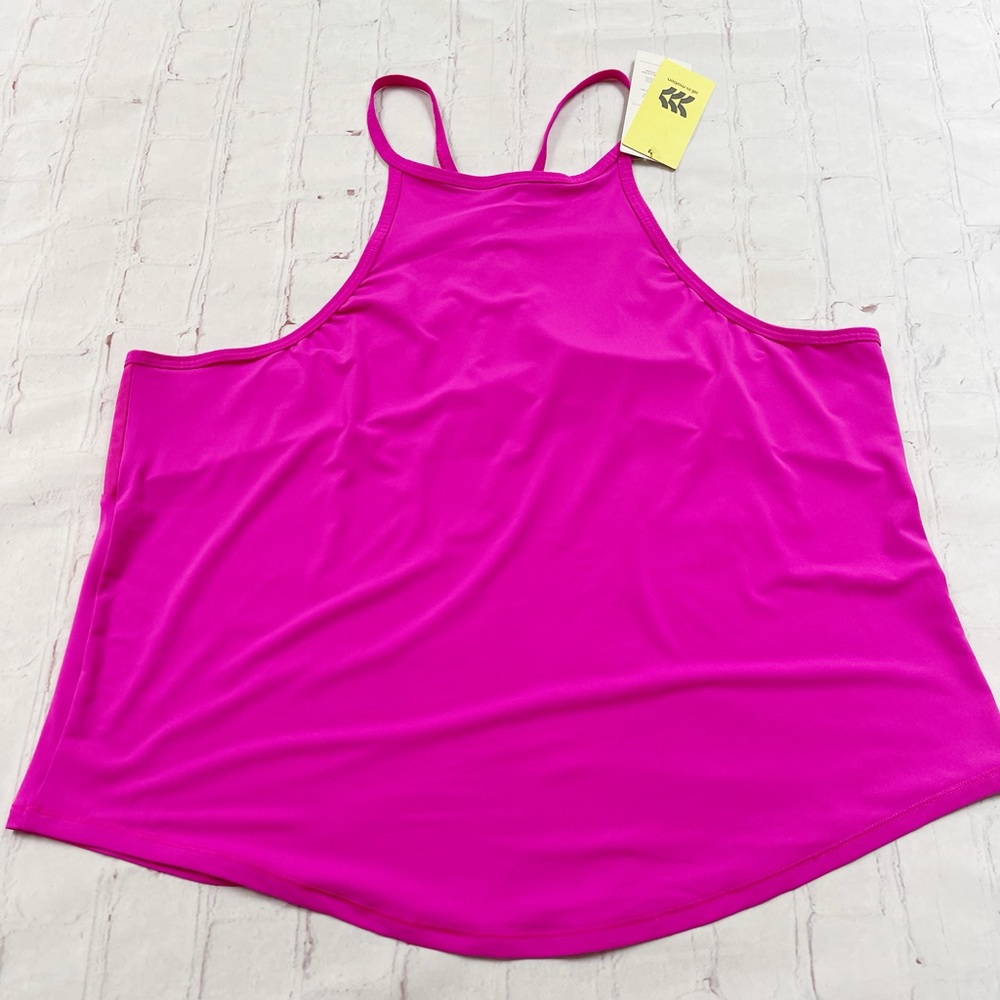[All in Motion] sprint free athletic racerback tank NWT vibrant pink women’s Lg